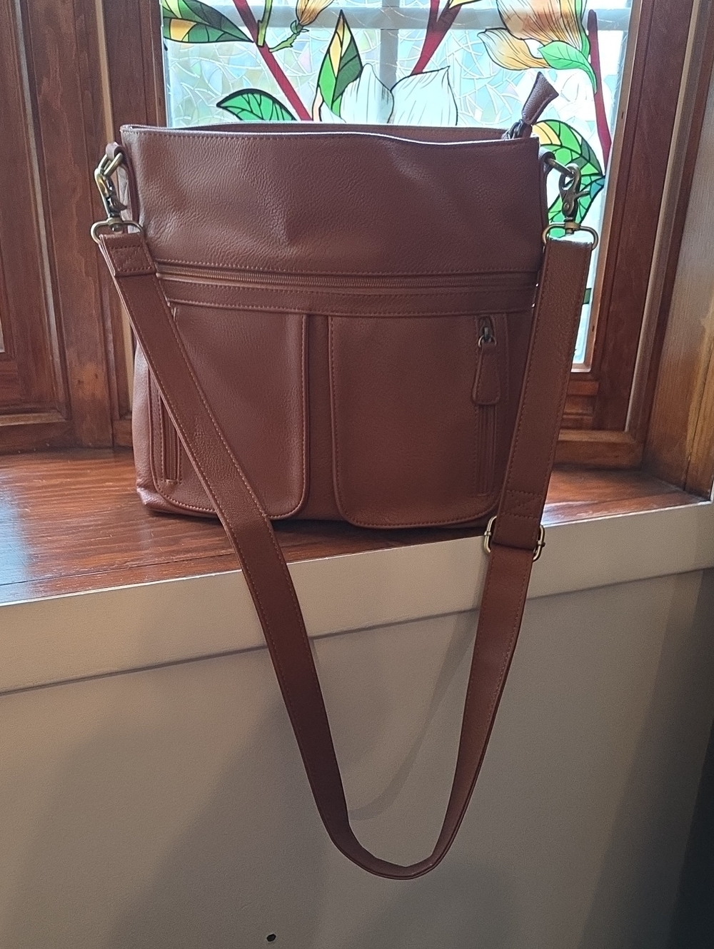Leather Camera Bag Tote By Johansen